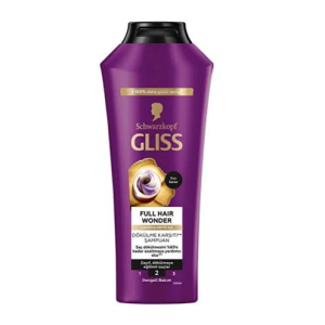 شامپو ضد ریزش گلیس gliss بنفش مدل FULL HAIR WONDER حجم ۴۰۰ میل