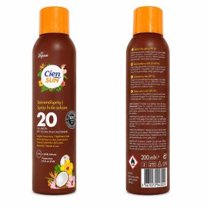 اسپری روغن برنزه کننده سین سان SPF20 حجم ۲۰۰ میلی‌لیتر